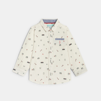 قميص مخملي بتضليعة قصيرة...